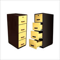 Fire Resistant Filing Cabinet - Color: Yellow And Black