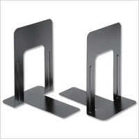 Mild Steel Bookends - Size 17.50 X 17.50 X 17.50 Cm, Color Black | Durable, Eco-friendly, Modern Design, No Assembly Required, Polished Finish