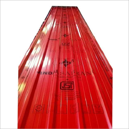 Jindal Red Colour Coated Roofing Sheet