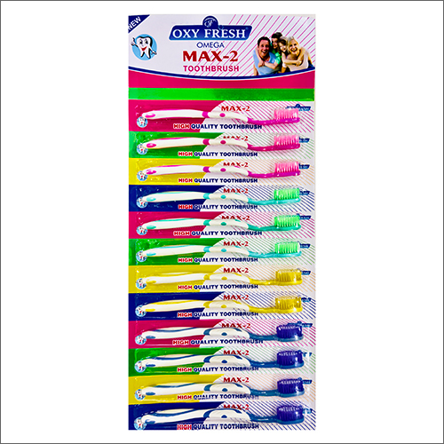 Tooth Brush - Plastic Stick, Different Sizes Available, Oval Head Shape, Available in Various Colors | Manual Energy Source, Solid Form for Durability