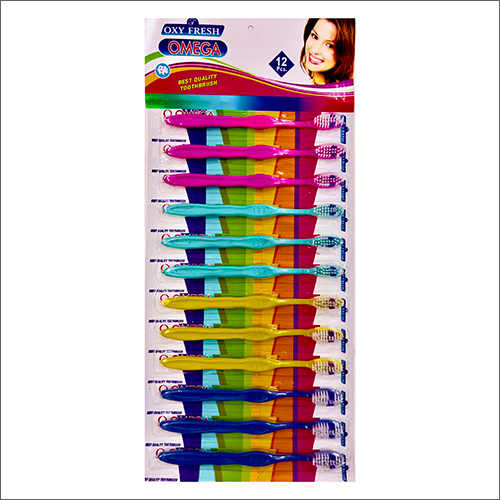 Oxyfresh Omega Multi Colour Toothbrush