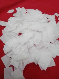 Plain white confetti blaster paper