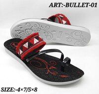 Ladies Designer Black Slipper