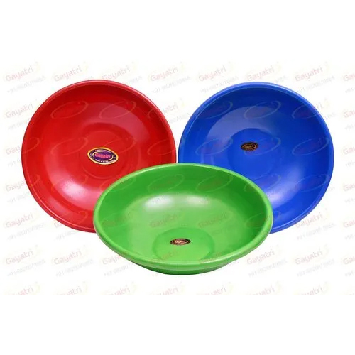 17 Inch Construction Plastic Ghamela - Color: Red