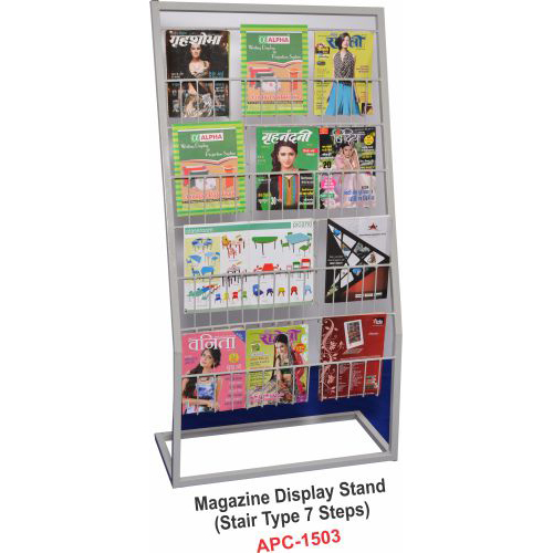 Magazine Display Stand ( Stair Type 7 Steps )