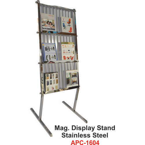 Mag. Display Stand Stainless Steel
