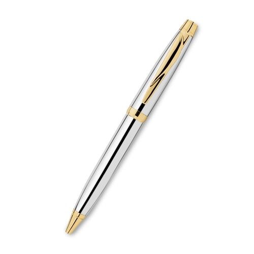 Metal Ball Pen Mp 05 Creta Chrome - Color: Silver-chrome-gold