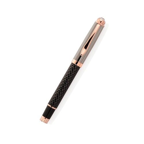 Metal Ball Pen Mp 10 Rosegold Carbon - Color: Rose-Gold And Black