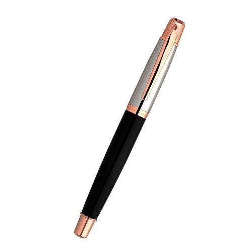 Metal Ball Pen Mp 11 Chrome Rosegold Xuv - Color: Rose-Gold And Black