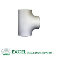 Stainless Steel Tee - Sus304/ss316 Grade, 3-way Shape, Silver Color, Butt Weld Connection, Astm/asme Standard, Polished Surface