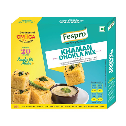 Khaman Dhokla Mix With Omega Grade: Food Grade