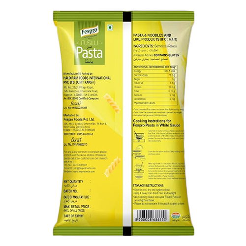 Pasta Fusilli