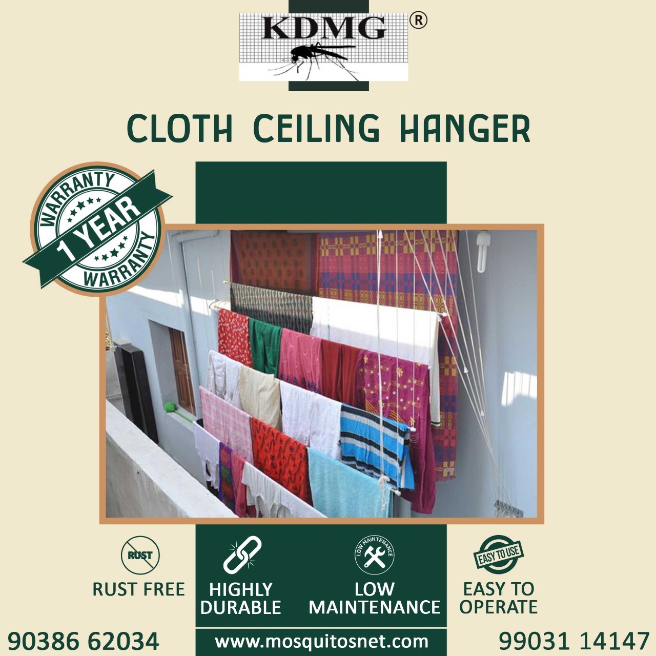 stainless steel ceiling cloth hanger