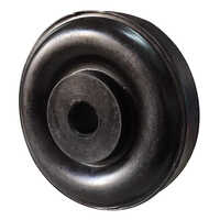 UHM Round Wheel - Plastic Material, 50-300 mm Size, Polished Surface, Black Color | Industrial Application, UHM Round Wheel Type