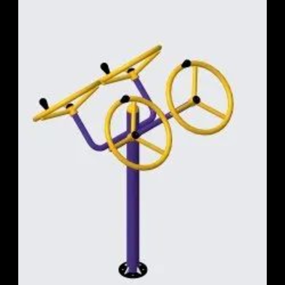 Outdoor Gym Four Wheel Shoulder Builder