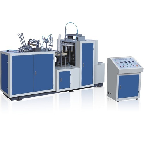 Blue Automatic Double Pe Coated Paper Cup Machine