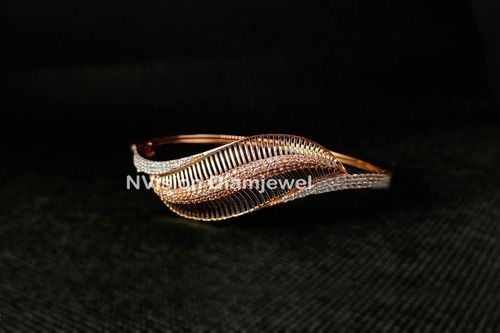 Designer Rose Gold Diamond Bracelet