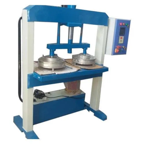 Hydraulic Paper Plate Machine - Color: Blue