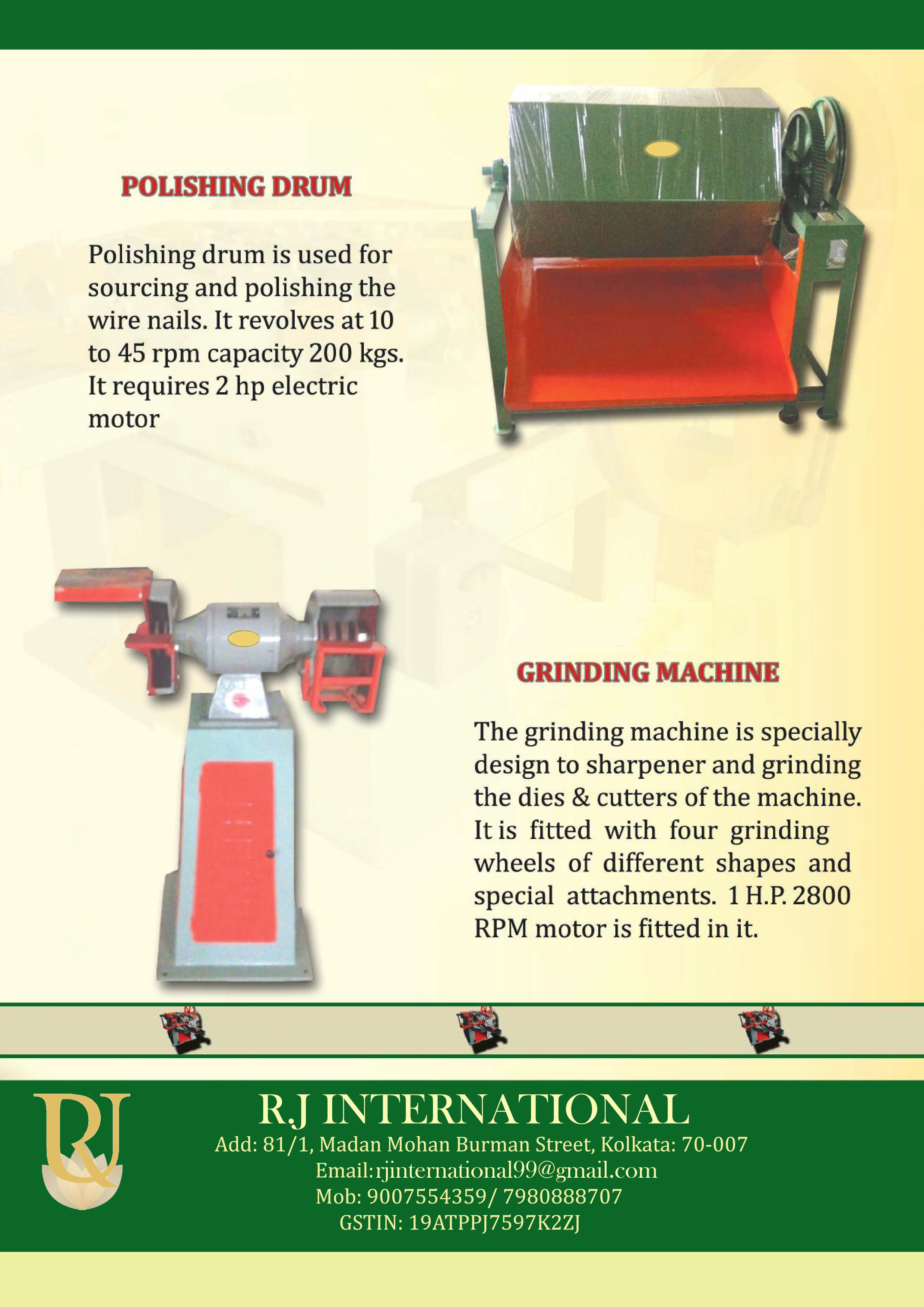 Wire Nail Making Machine