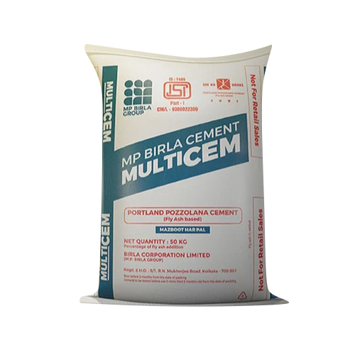 50kg MP Birla Multicem Cement - Acid-Proof, 100% Fineness | Common Cement For All Types Of Work Using Natural Sand