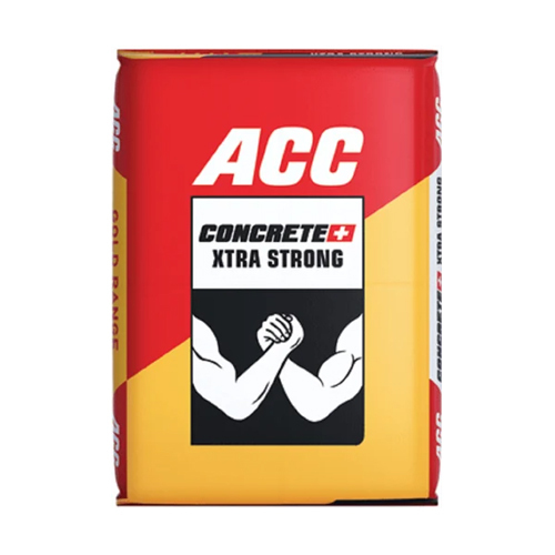 50Kg ACC Xtra Strong Cement - Common Cement Fineness 100% Natural Sand | Enhanced Strength for Reliable Applications