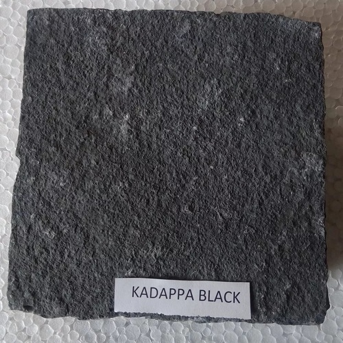 Kadappa Black Indian Limestone Cobble Stone Pavers