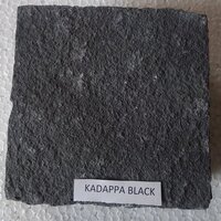 Kadappa Black Indian Limestone Cobble Stone Pavers