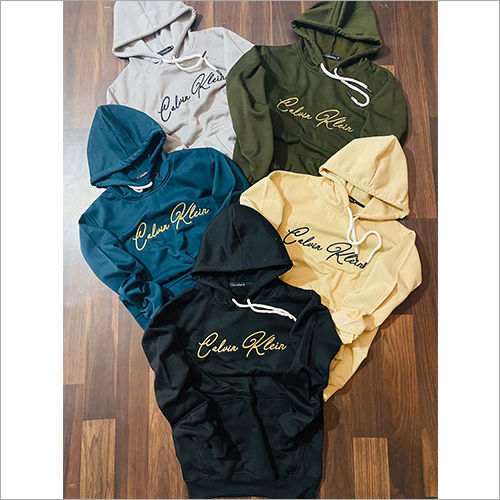 Multicolor Linen Pc Fleece Hoodie