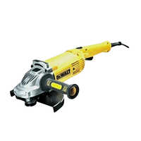 Heavy Duty Angle Grinder - Metal And Plastic, Electric Power Source - Yellow And Black Color, Industrial Application, Warranty Included