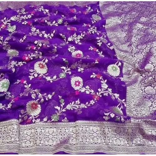 Party Wear Pure Banarasi Silk Saree