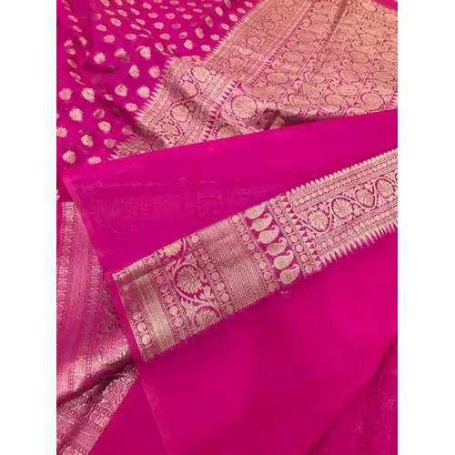 Pink Ladies Fancy Georgette Sarees