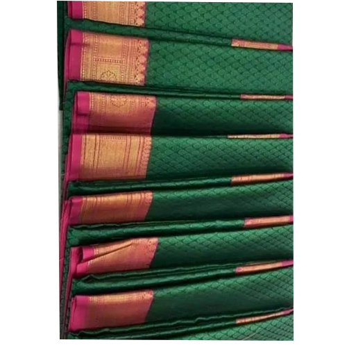 Multicolor Kora Muslin Saree