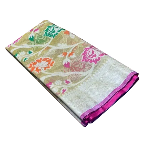 Multicolor Banarasi Tissue Saree