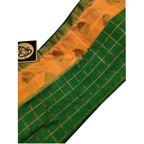 Multicolor Cotton Slub Saree