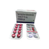 25mg Nortriptyline Hysrochloride Tablets IP