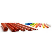 Extruded Rubber Profile - 5 mm Thickness, 20 to 95 Shore Hardness - Red Color, Premium Quality Sealing Component for Windows, Doors, Automotive Applications