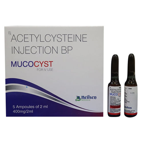 2ml Acetylcysteine Injection BP 400 mg