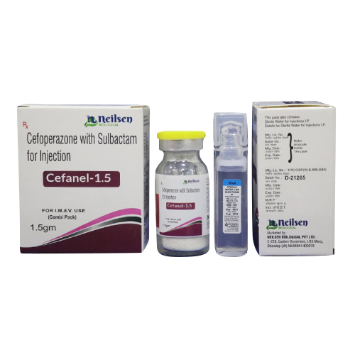 Cefoperazone With Sulbactam Injection 1.5 mg