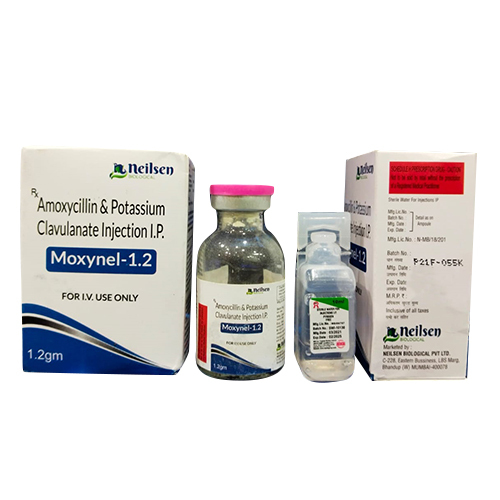 Amoxycillin And Potassium Clavulanate Injection IP 1.2mg