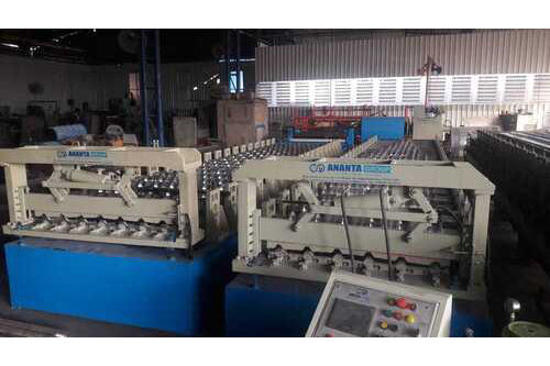 Hydraulic De Coiler Sheet Roll Forming Machine