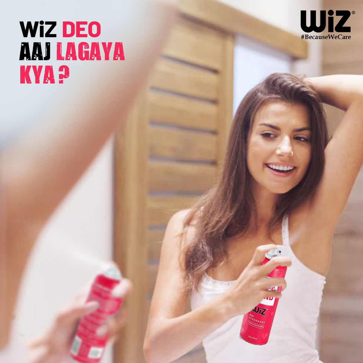 Wiz Body Deodorant Spray  - 200ml (Pack of 4)