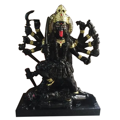 Eco-Friendly Black Marble Kali Maa Statue