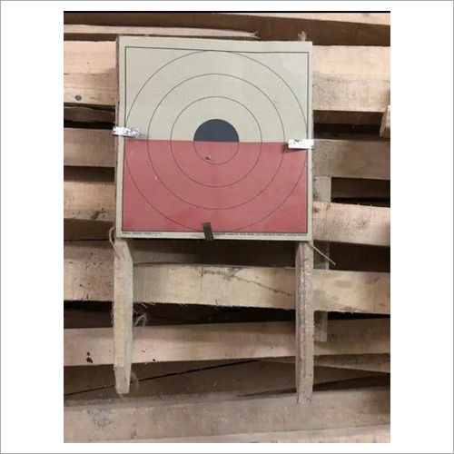 Wooden Frame Shooting Target - Wooden, 3ft, Red and White | Ideal for Shooting Sports, Square Shape, Crafted by Singh Traders