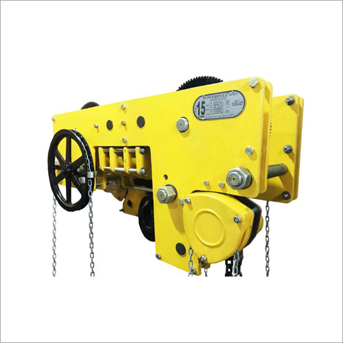 15 TON Ultra Low  Trolley Chain Pulley Block