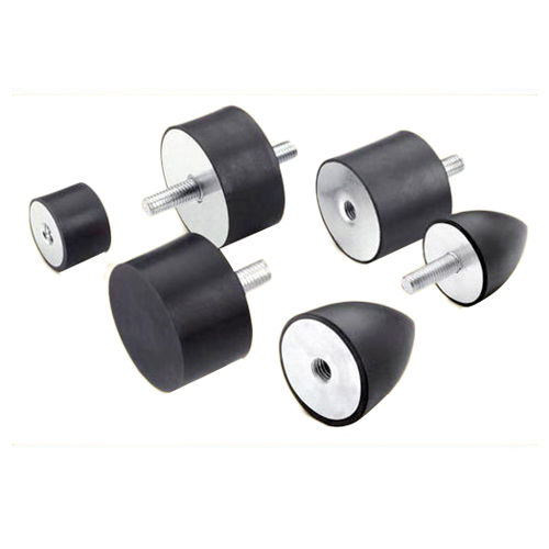 Black-Silver Industrial Rubber Mounting