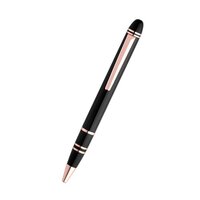 Metal Ball Pen Mp 50 Rosegold Ring - Metal, Rose-gold And Black Color, Blue Ink, Novelty Writing & Promotional Use | Elegant Design, Durable Finish
