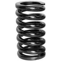Compression Spring Parts - Carbon Steel, Custom Size & Dimensions, Black Color | Open Coil Helical Design, Suitable For Industrial Compression Applications
