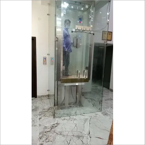 Stainless Steel Glass Home Lift