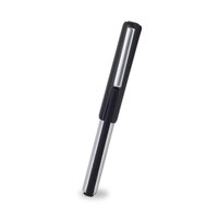 Metal Ball Pen Mp 57 Azzaro Magnet - Metal, Black And White, Blue Ink | Novelty Design Suitable For Writing & Promotion