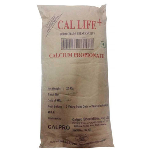 25Kg Calcium Propionate Powder Purity: High